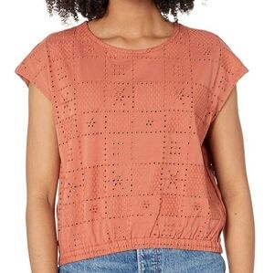 Madewell Per Se Eyelet Top Size XS